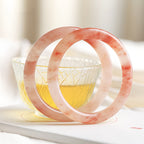 Natural Pink Jade Bracelet