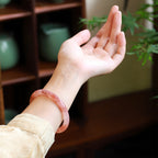 Natural Pink Jade Bracelet