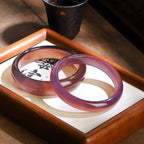 Natural Jade Bracelet Agate Stone Purple Jade Bracelet