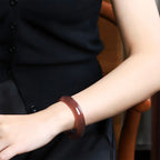 Natural Jade Bracelet Agate Stone Purple Jade Bracelet