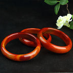 Natural red agate wine red jade bracelet