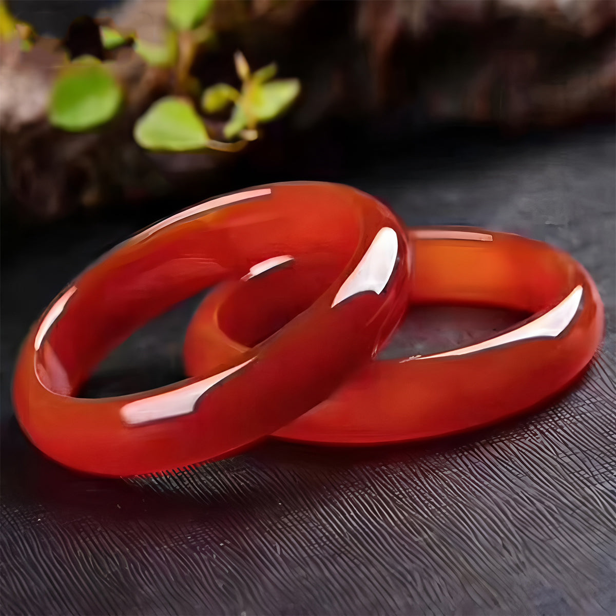 ■Luck and Health■Natural Jade Bracelet Chalcedony RedJade Bracelet