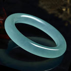 Natural Jade Bracelet Classic Ice Blue Jade Bracelet