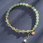 S925 silver Hetian jade butterfly jade bracelet£¨elastic cord£©