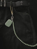 Original Chinese jade beaded trouser chain
