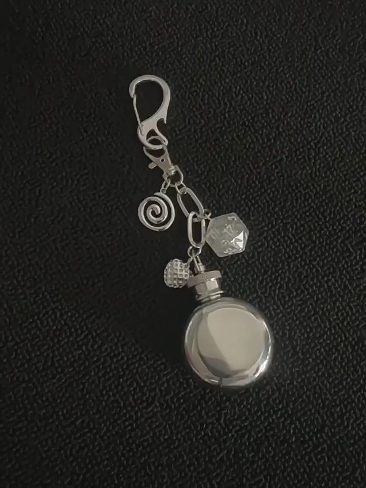 Strawberry Hip Pot Pendant Keychain