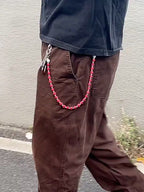 Volcanic stone single product unique pants chain