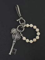 Unique and creative metal volcanic stone trouser chain