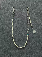 Retro street handmade design multi-element trouser chain