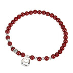 Natural purple gold sand peace buckle women's beaded bracelet£¨Bead width 4.2mm£©